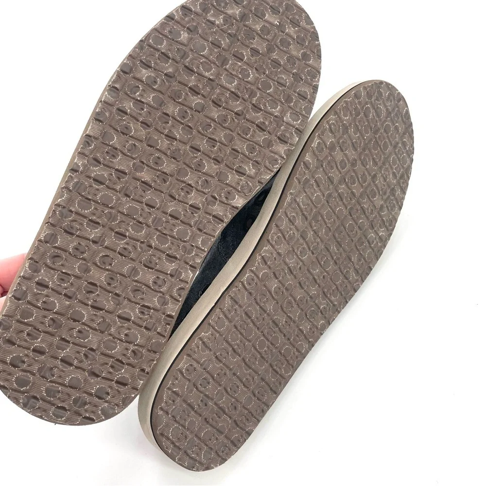 SANUK Pick Pocket TX Sidewalk Surfer Chambray Gray Slip On Loafer Shoe